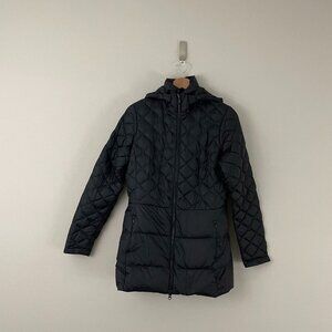 The North Face Black Tyndall Down Full Zip Puffer Coat Size Small